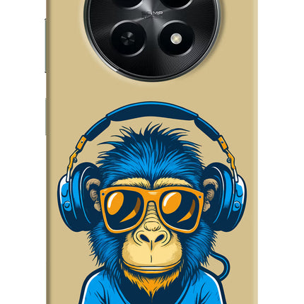 Monkey Headphone Realme C65 5G Hard Case Back Cover by Casekaro