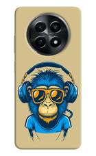 Monkey Headphone Realme C65 5G Hard Case Back Cover by Casekaro