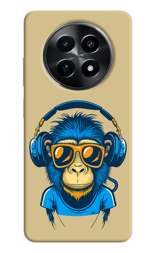 Monkey Headphone Realme C65 5G Hard Case Back Cover by Casekaro