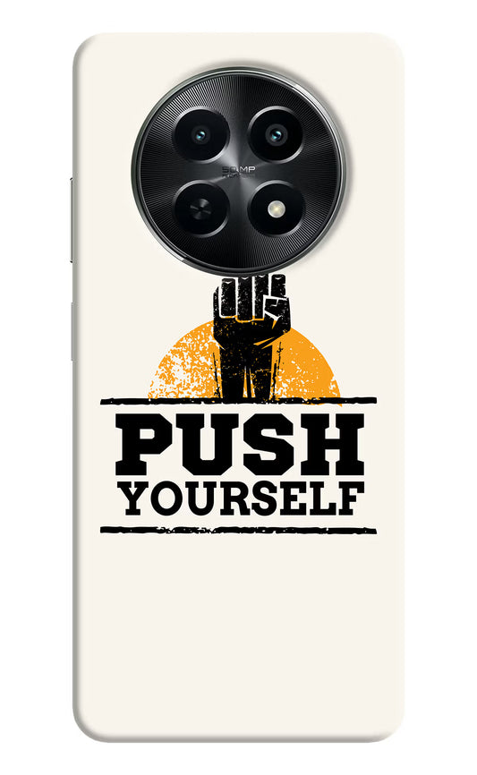 Push Yourself Realme C65 5G Hard Case Back Cover by Casekaro