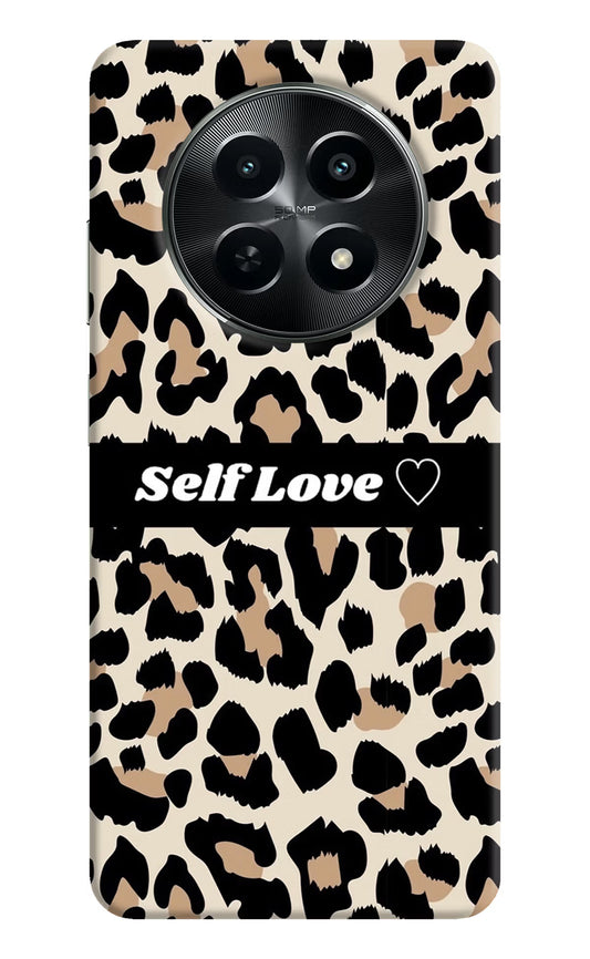 Leopard Print Self Love Realme C65 5G Hard Case Back Cover by Casekaro