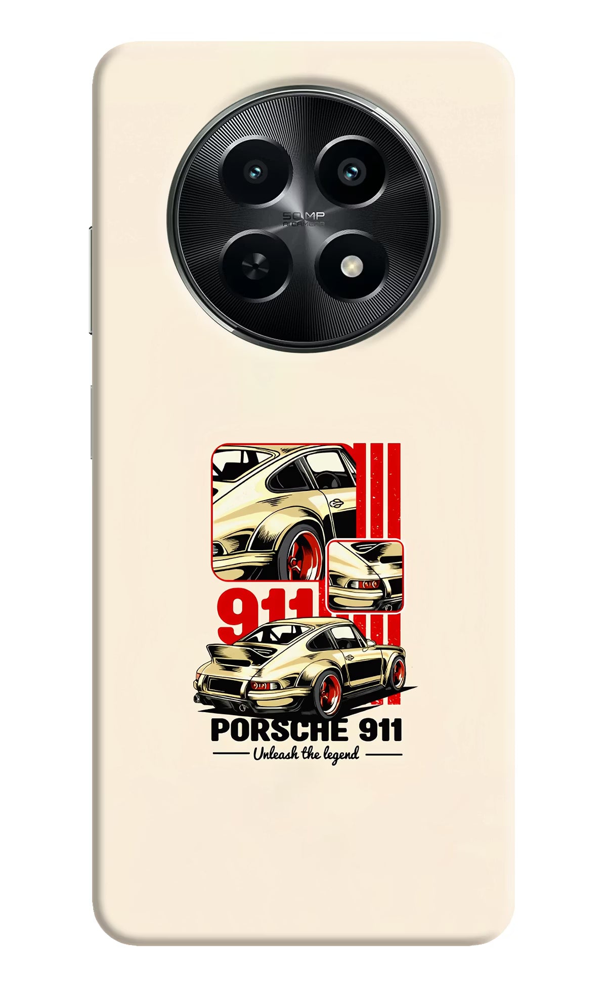 Classic Porsche 911 Realme C65 5G Hard Case Back Cover by Casekaro