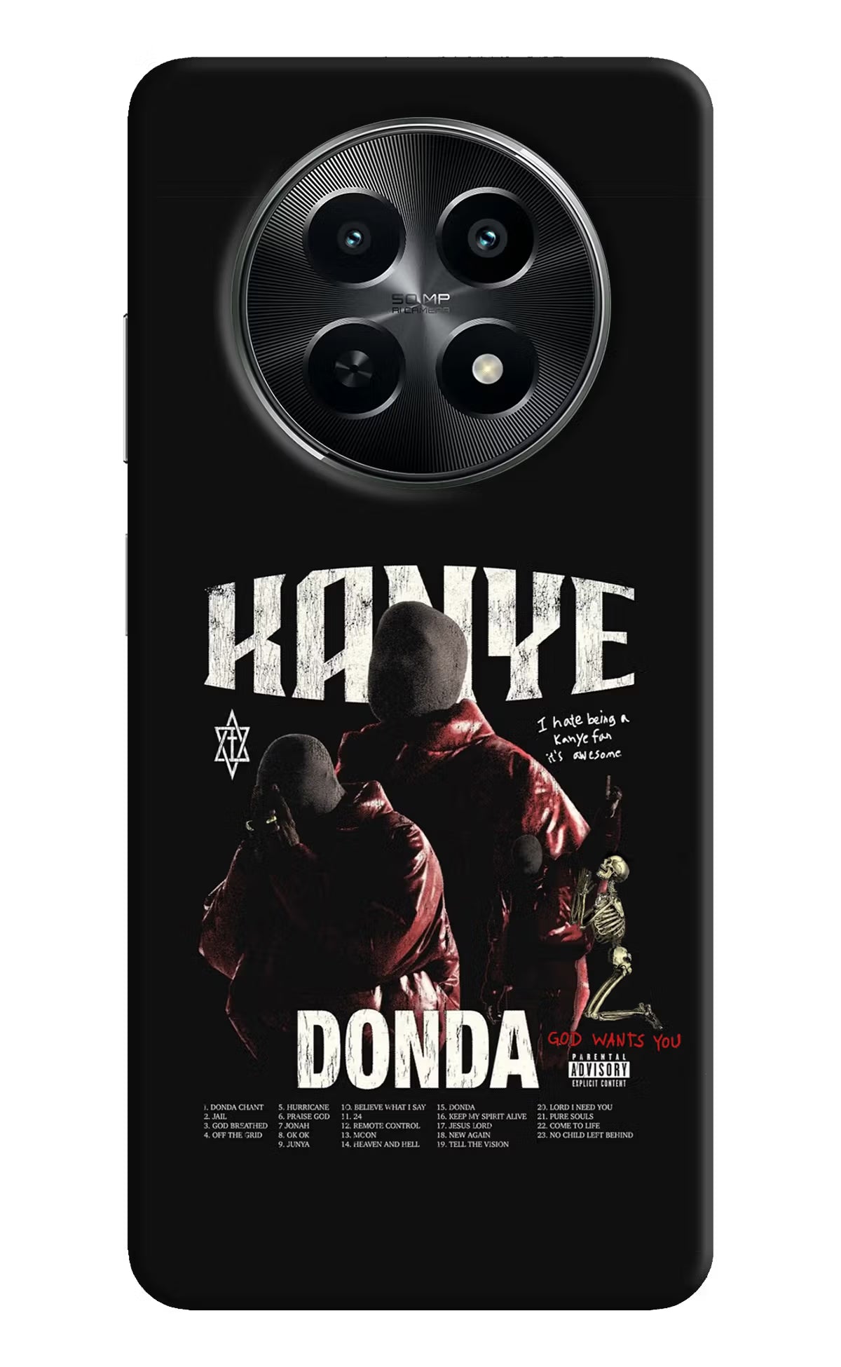 Donda Kanye West Realme C65 5G Hard Case Back Cover by Casekaro