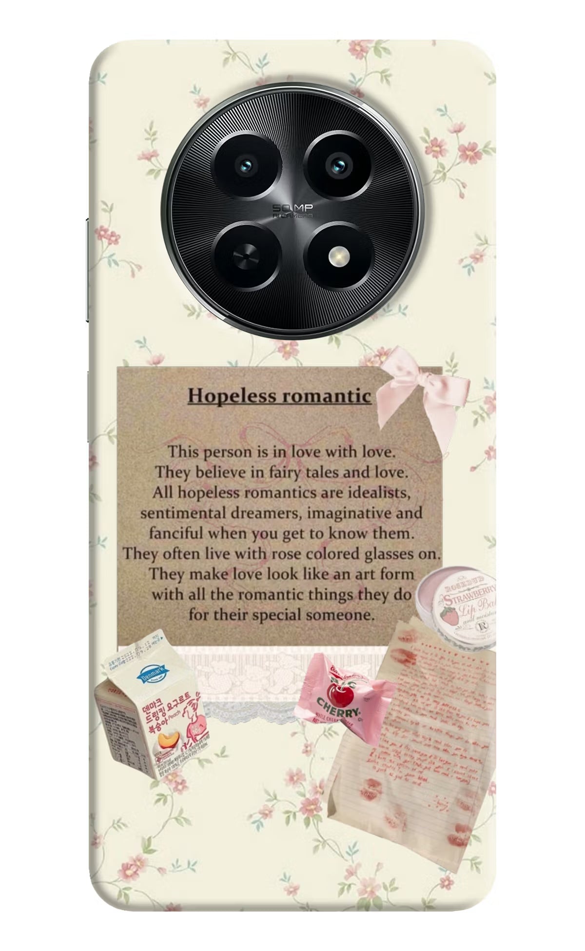 Hopeless Romantic Realme C65 5G Hard Case Back Cover by Casekaro