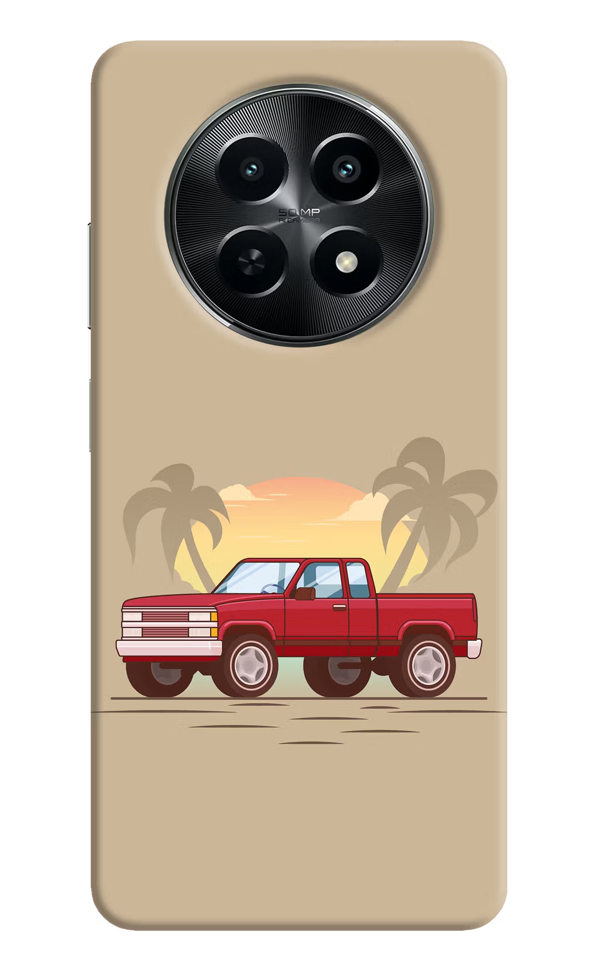 Desert Classic Drive Realme C65 5G Hard Case Back Cover by Casekaro