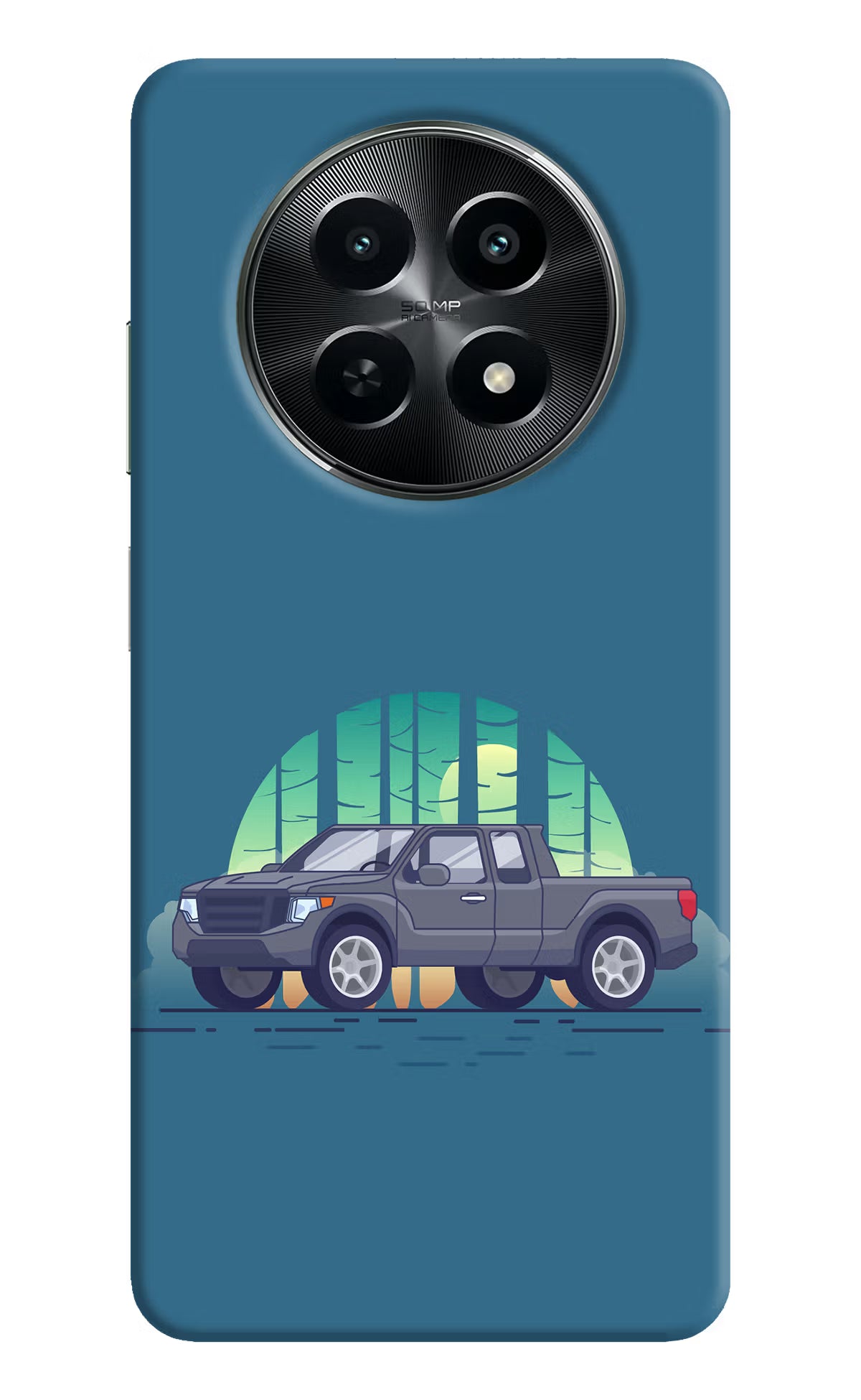 Retro Garage Vibe Realme C65 5G Hard Case Back Cover by Casekaro