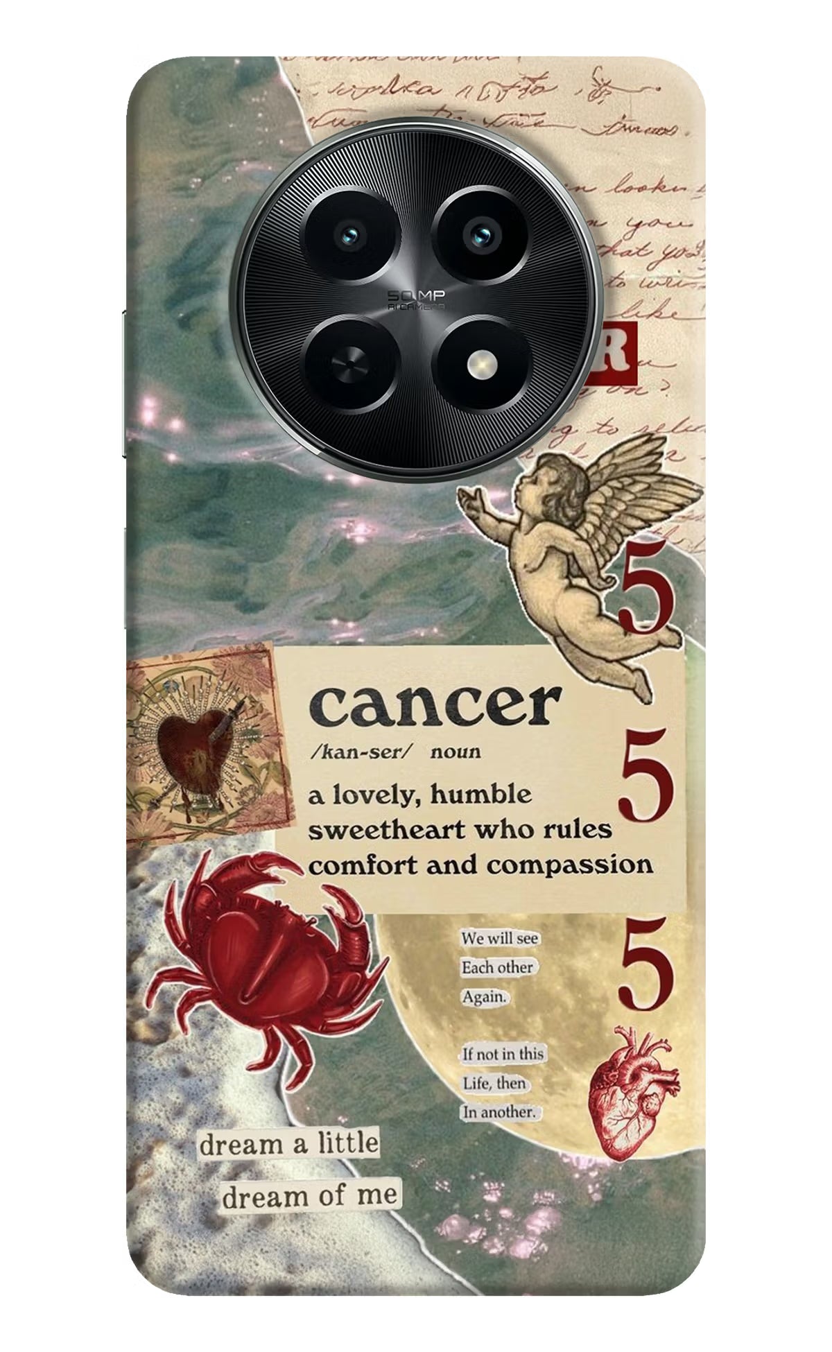 Cancer Zodiac Realme C65 5G Hard Case Back Cover by Casekaro