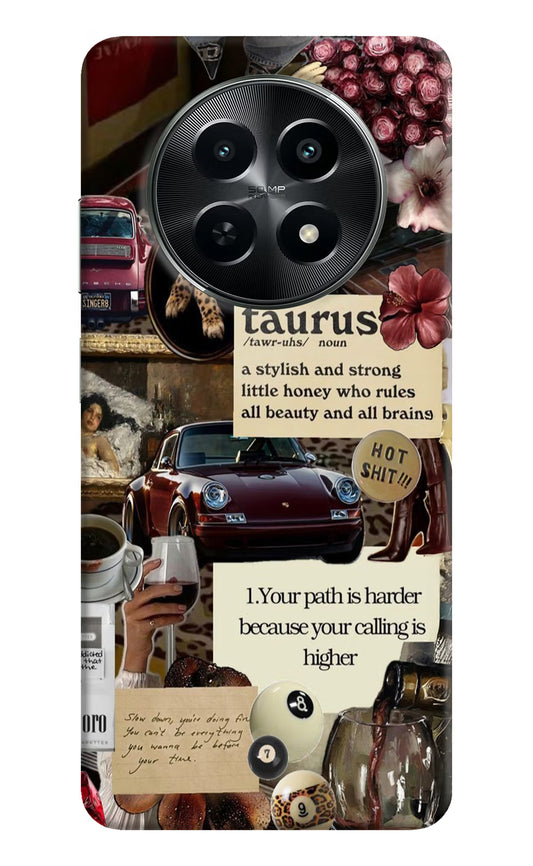 Taurus Zodiac Realme C65 5G Hard Case Back Cover by Casekaro