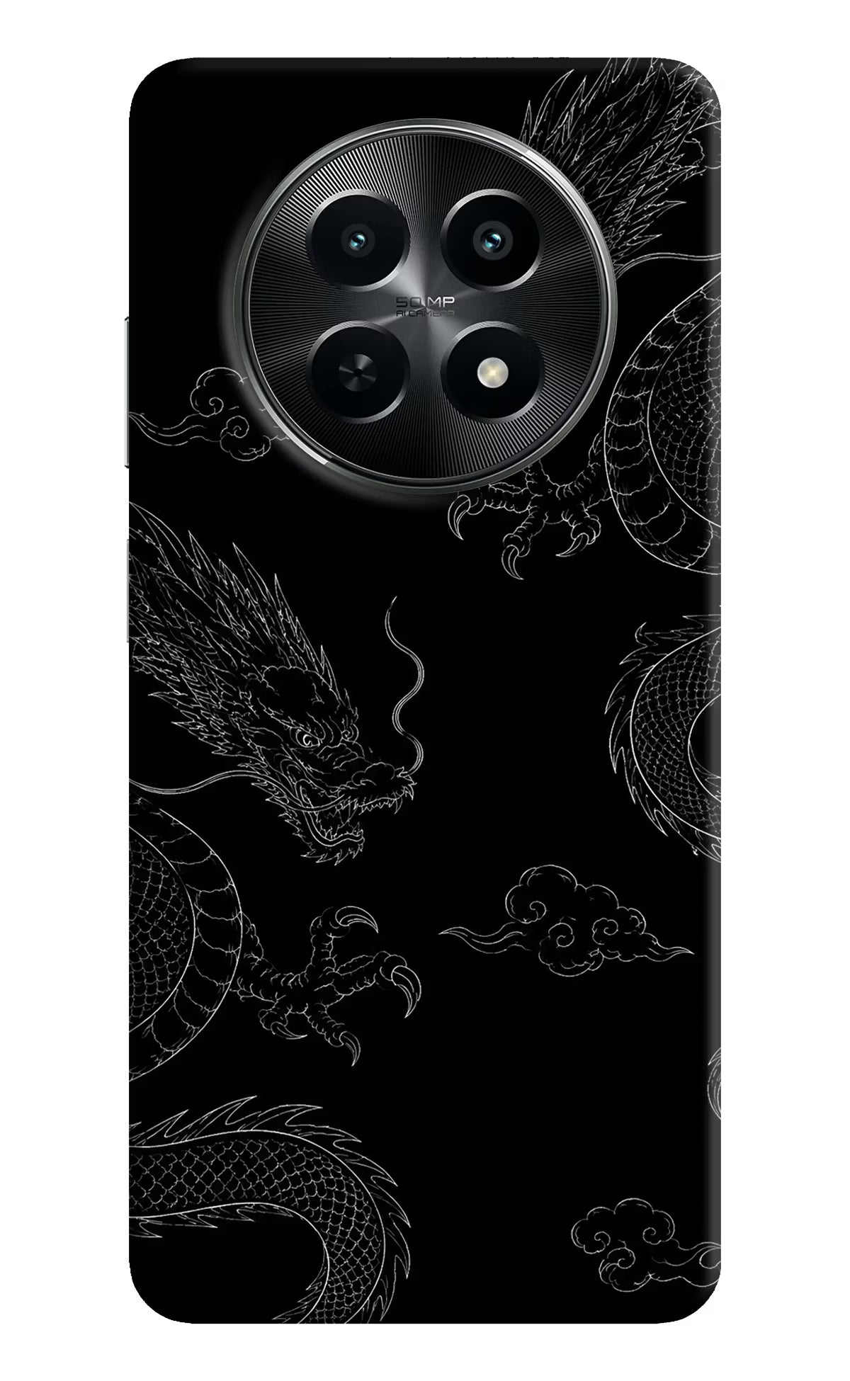 Twin Dragons Realme C65 5G Hard Case Back Cover by Casekaro