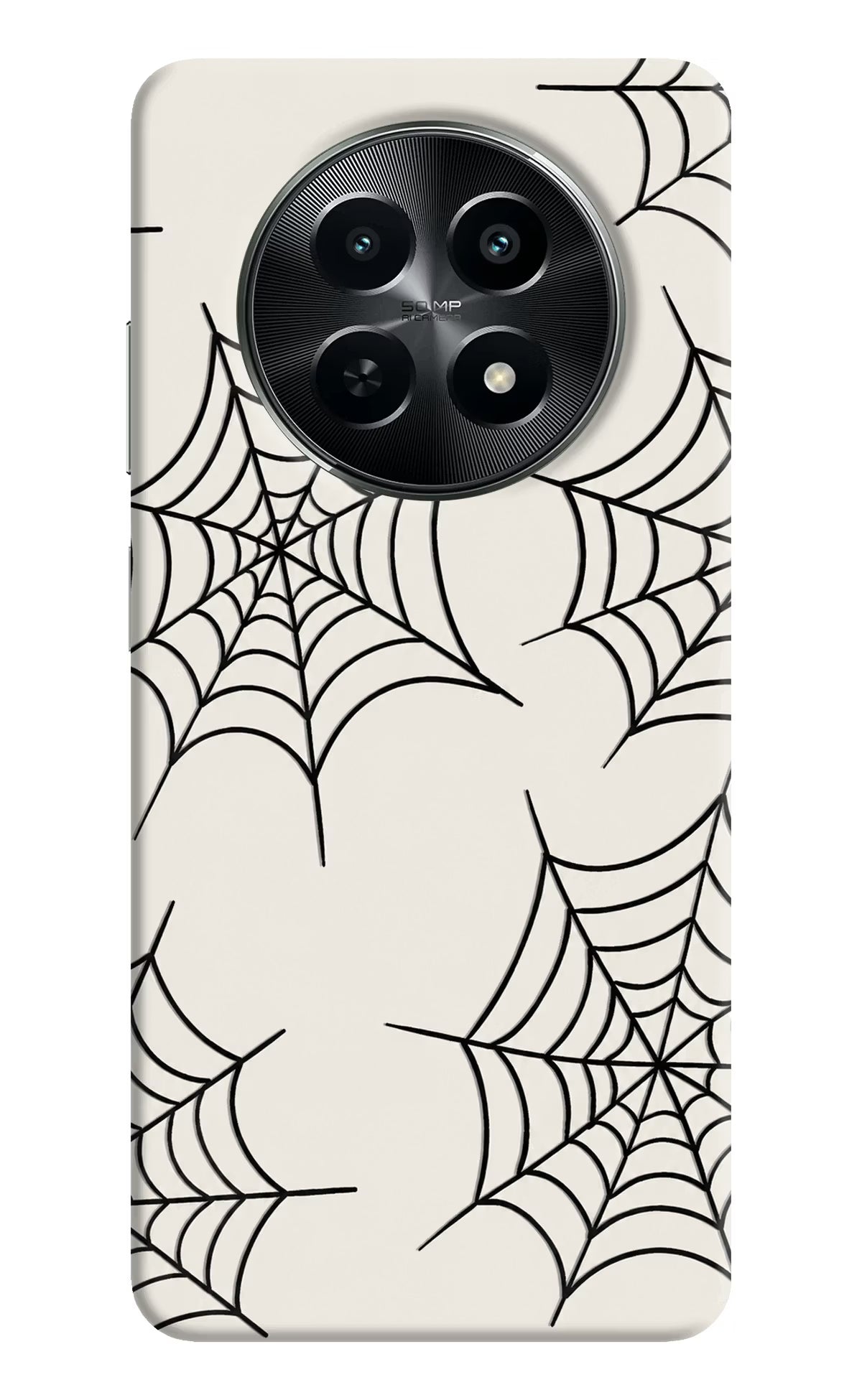 Spider Web Realme C65 5G Hard Case Back Cover by Casekaro