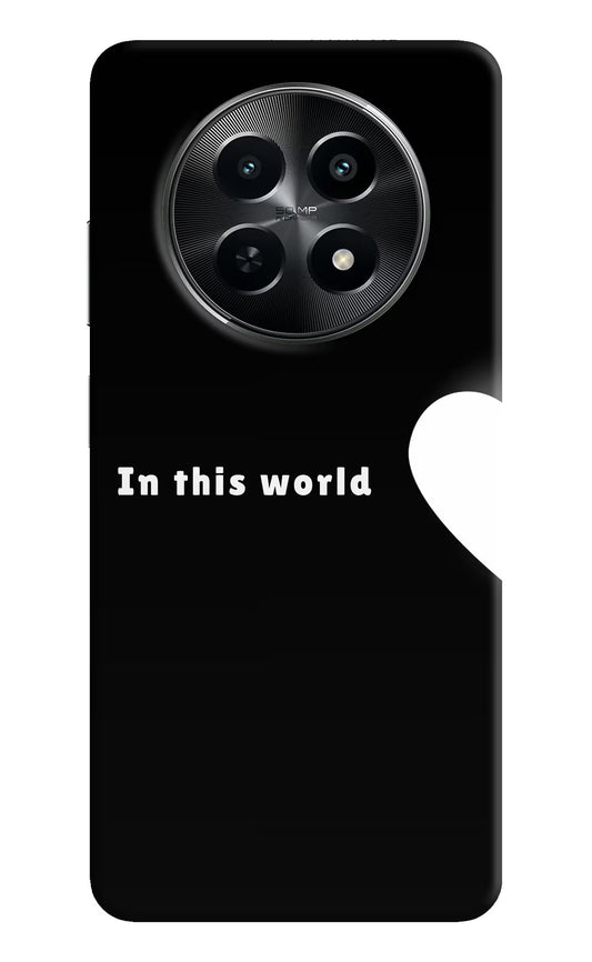 This World Realme C65 5G Hard Case Back Cover by Casekaro