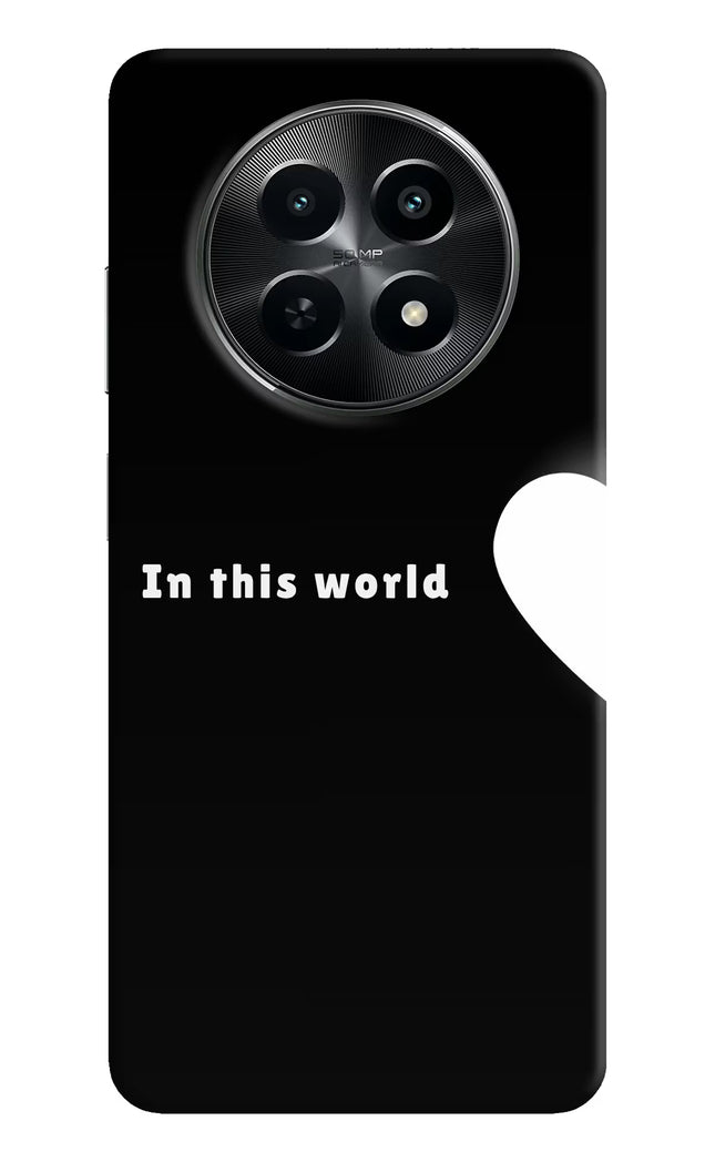This World Realme C65 5G Hard Case Back Cover by Casekaro