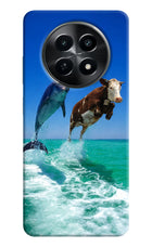 Dolphin vs Cow Realme C65 5G Hard Case Back Cover by Casekaro