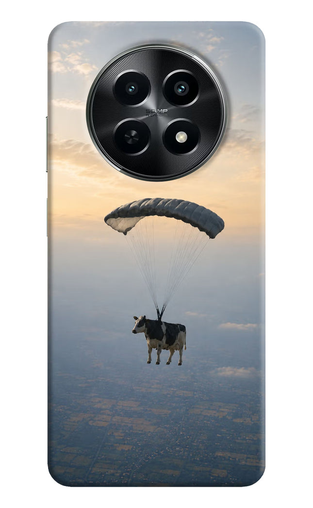 Skydiving Cow Realme C65 5G Hard Case Back Cover by Casekaro