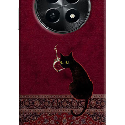 Midnight Cat Realme C65 5G Hard Case Back Cover by Casekaro