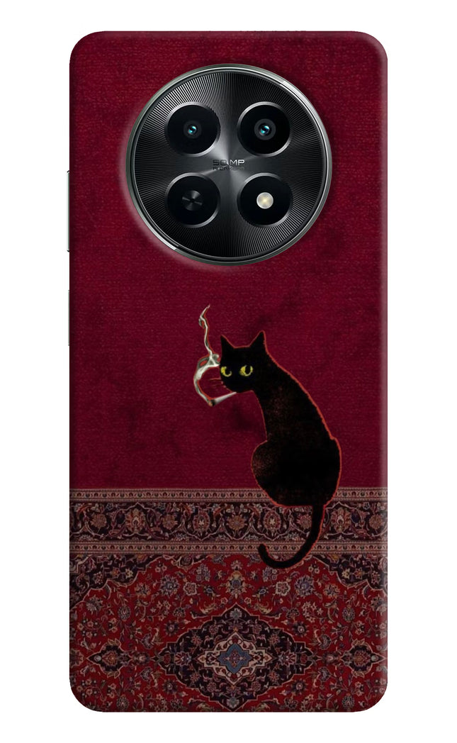 Midnight Cat Realme C65 5G Hard Case Back Cover by Casekaro