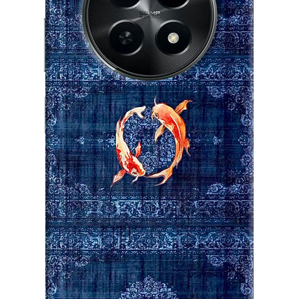 Koi Blue Realme C65 5G Hard Case Back Cover by Casekaro