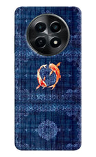 Koi Blue Realme C65 5G Hard Case Back Cover by Casekaro