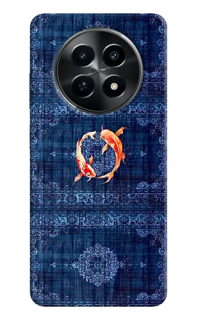 Koi Blue Realme C65 5G Hard Case Back Cover by Casekaro