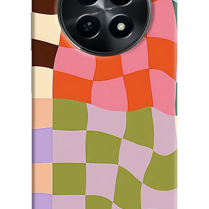 Wavy Grid Realme C65 5G Hard Case Back Cover by Casekaro