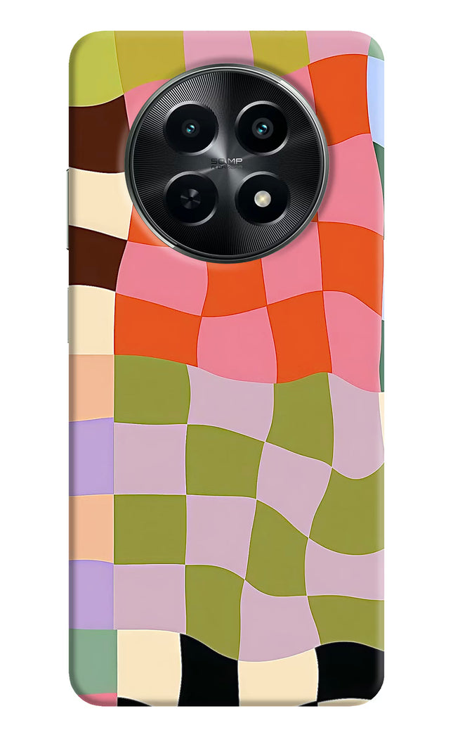 Wavy Grid Realme C65 5G Hard Case Back Cover by Casekaro