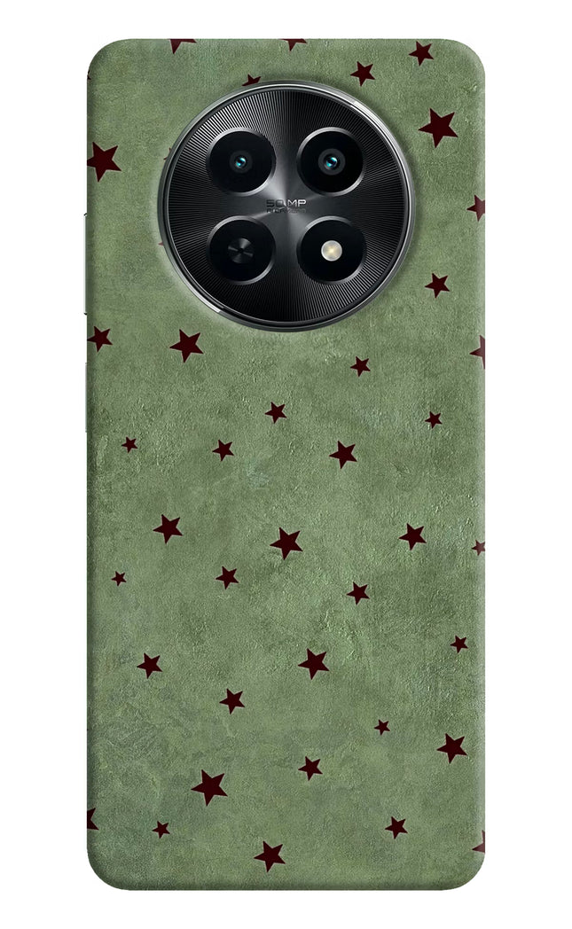 Green Stars Realme C65 5G Hard Case Back Cover by Casekaro