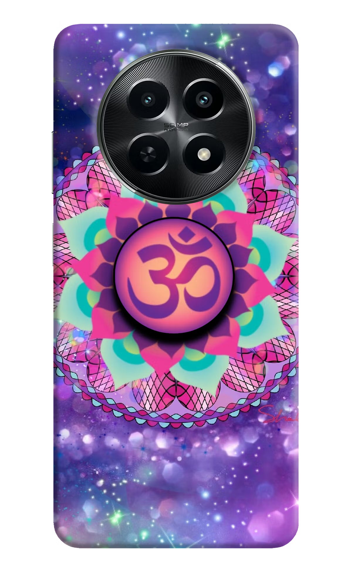 Om Purple Realme C65 5G Pop Case by Casekaro