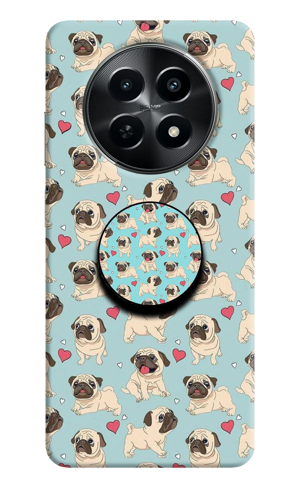 Pug Dog Realme C65 5G Pop Case by Casekaro