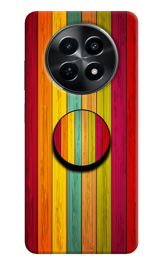 Multicolor Wooden Realme C65 5G Pop Case by Casekaro