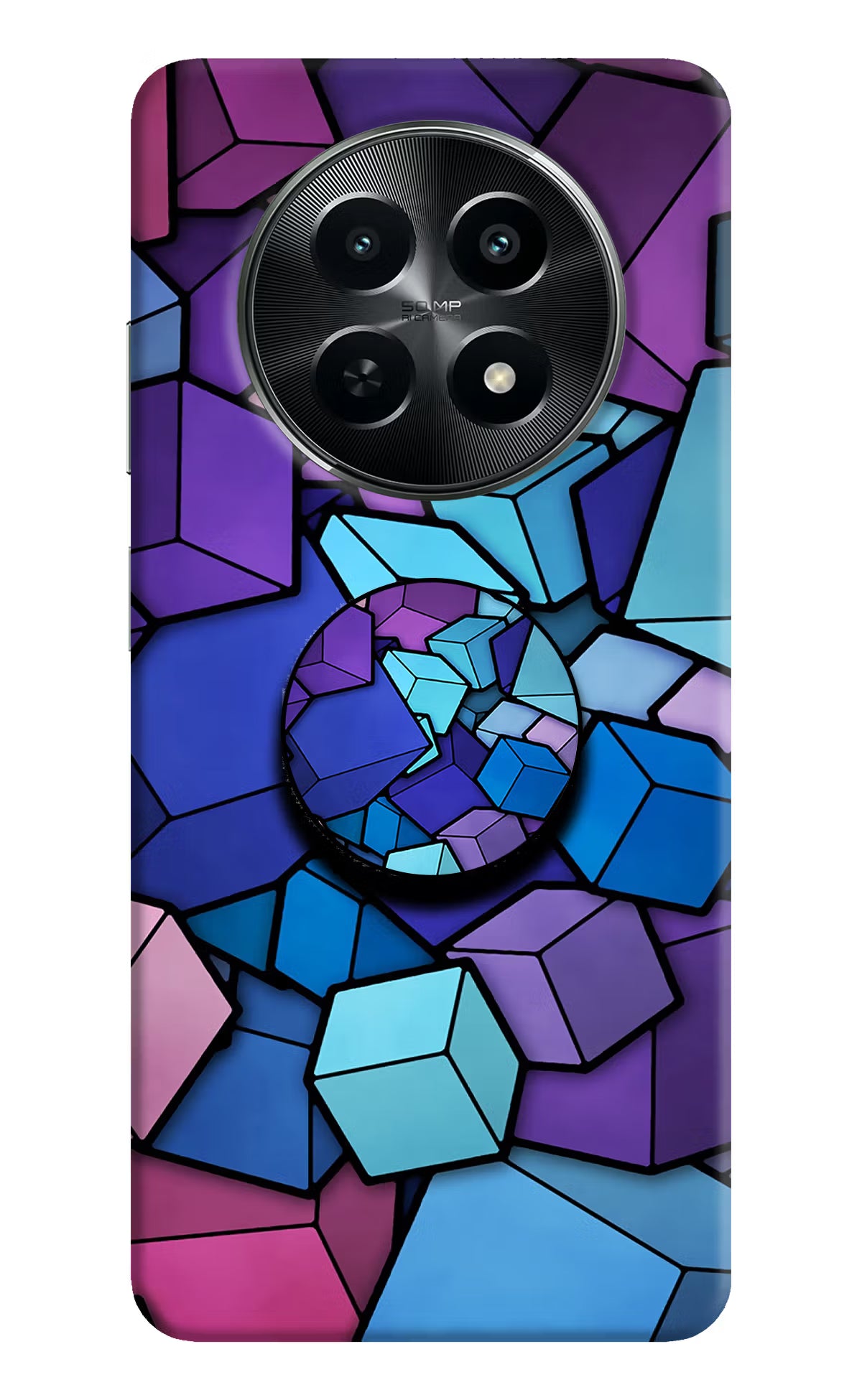Cubic Abstract Realme C65 5G Pop Case by Casekaro
