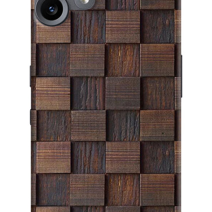 Wooden Cube Design CMF by Nothing Phone 2 Pro Hard Case Back Cover by Casekaro