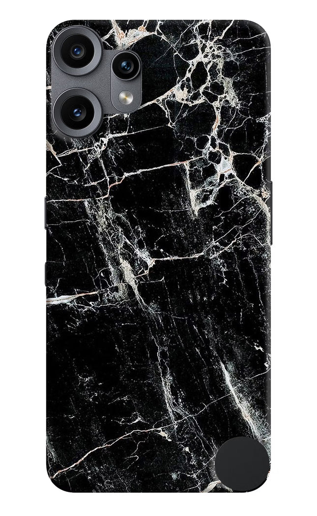 Black Marble Texture CMF by Nothing Phone 2 Pro Hard Case Back Cover by Casekaro