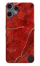 Red Marble Design CMF by Nothing Phone 2 Pro Hard Case Back Cover by Casekaro