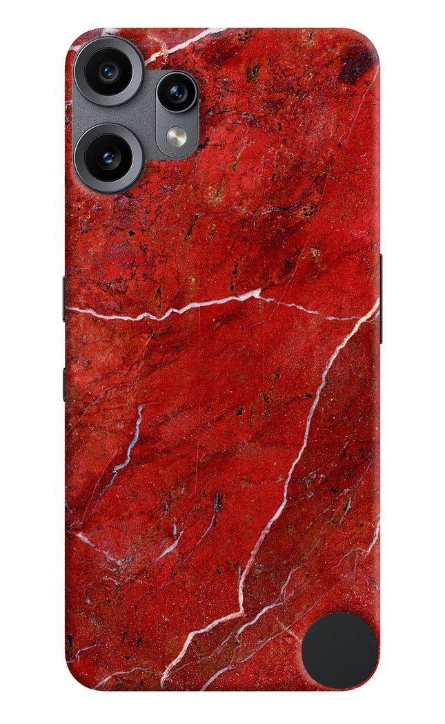 Red Marble Design CMF by Nothing Phone 2 Pro Hard Case Back Cover by Casekaro