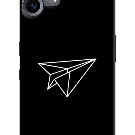 Paper Plane White CMF by Nothing Phone 2 Pro Hard Case Back Cover by Casekaro