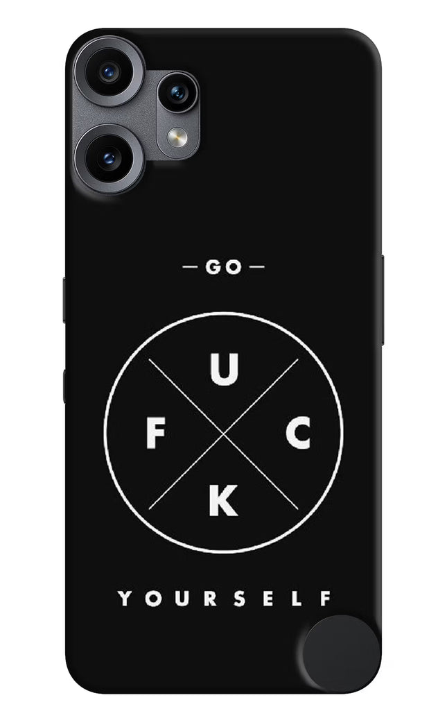 Go Fuck Yourself CMF by Nothing Phone 2 Pro Hard Case Back Cover by Casekaro