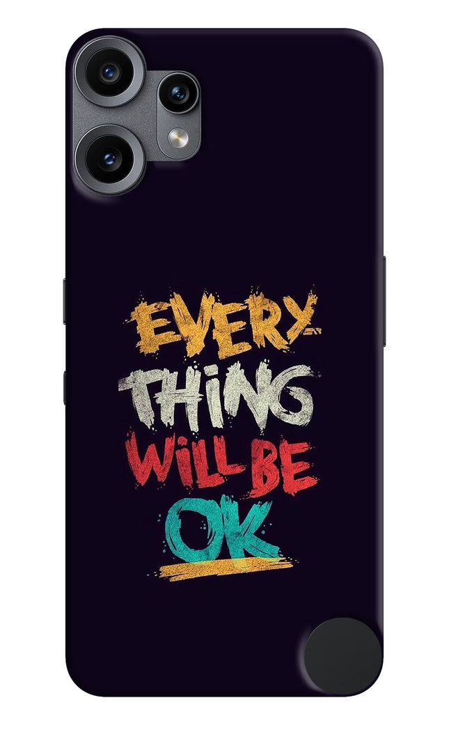 Everything Will Be Ok CMF by Nothing Phone 2 Pro Hard Case Back Cover by Casekaro
