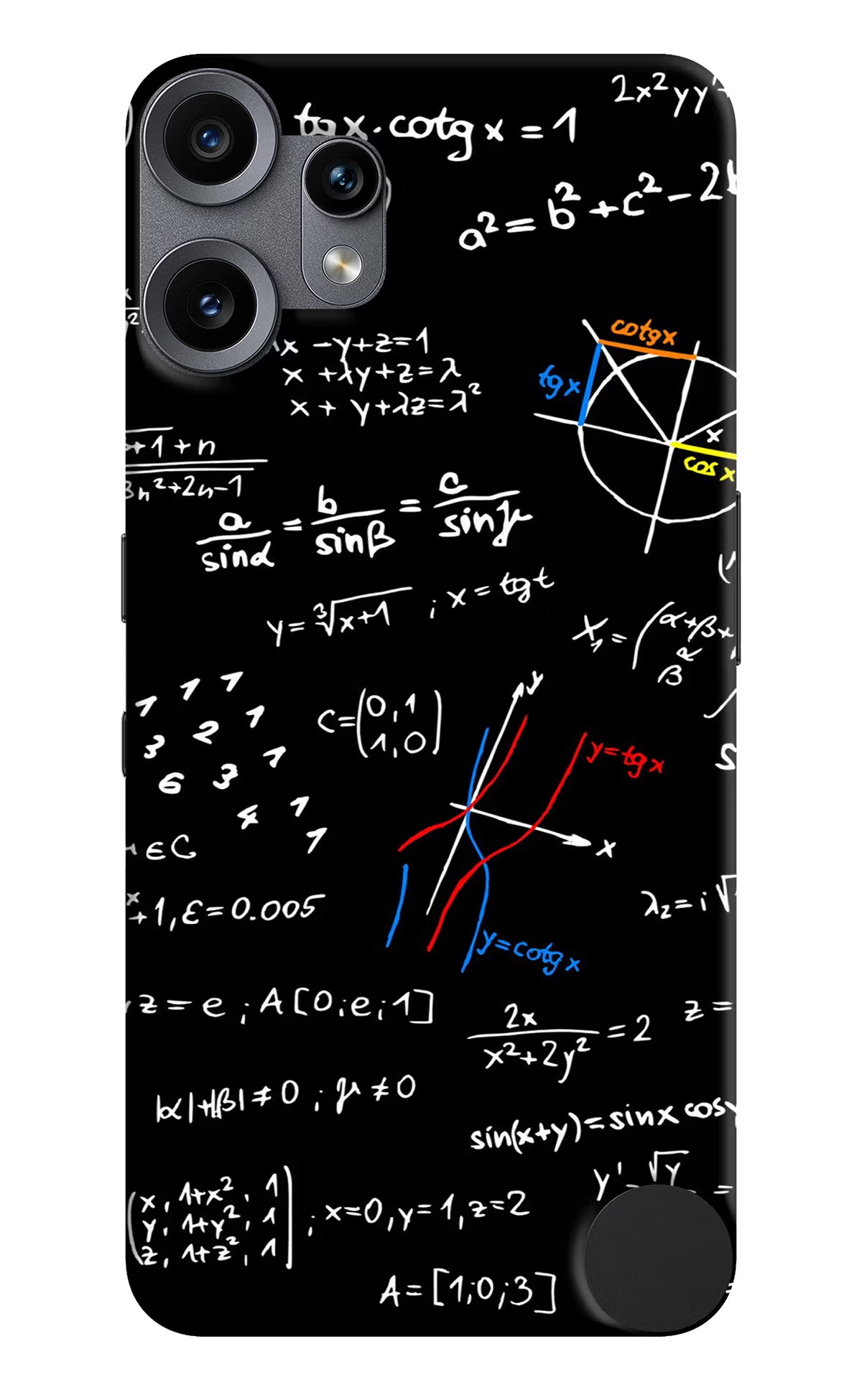 Mathematics Formula CMF by Nothing Phone 2 Pro Back Cover