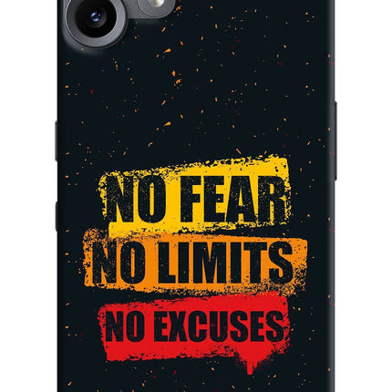 No Fear No Limits No Excuse CMF by Nothing Phone 2 Pro Hard Case Back Cover by Casekaro