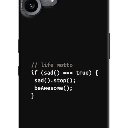 Life Motto Code CMF by Nothing Phone 2 Pro Hard Case Back Cover by Casekaro