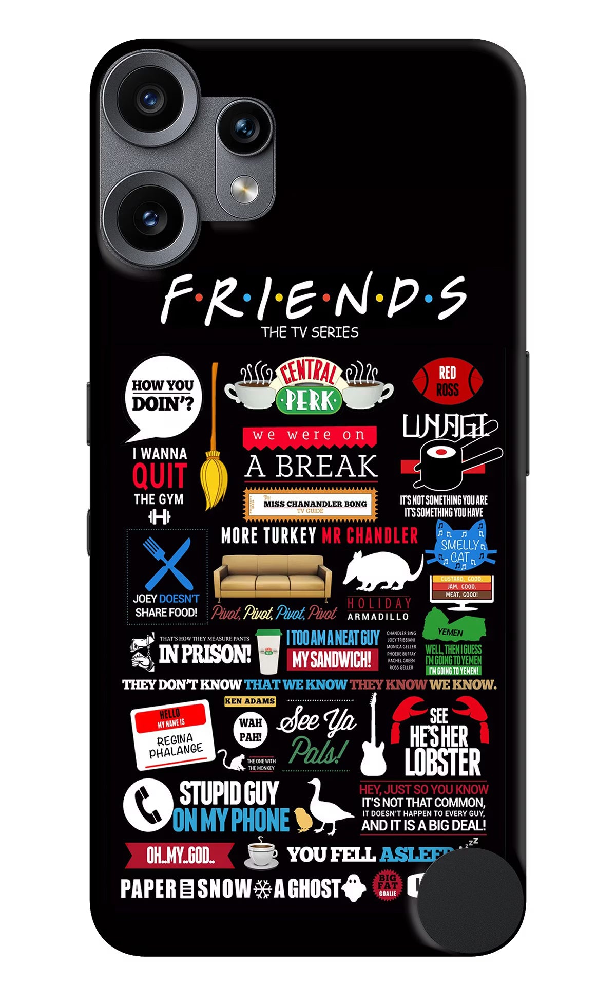 FRIENDS CMF by Nothing Phone 2 Pro Back Cover