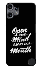 Open Your Mind Before Your Mouth CMF by Nothing Phone 2 Pro Hard Case Back Cover by Casekaro