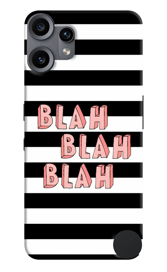 Blah Blah Blah CMF by Nothing Phone 2 Pro Hard Case Back Cover by Casekaro