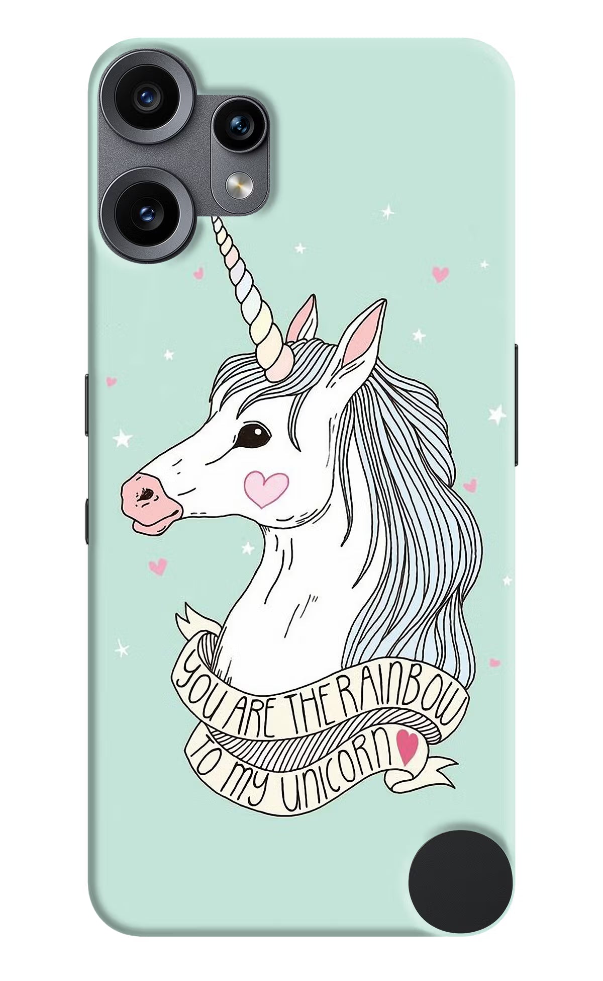 Unicorn Wallpaper CMF by Nothing Phone 2 Pro Back Cover