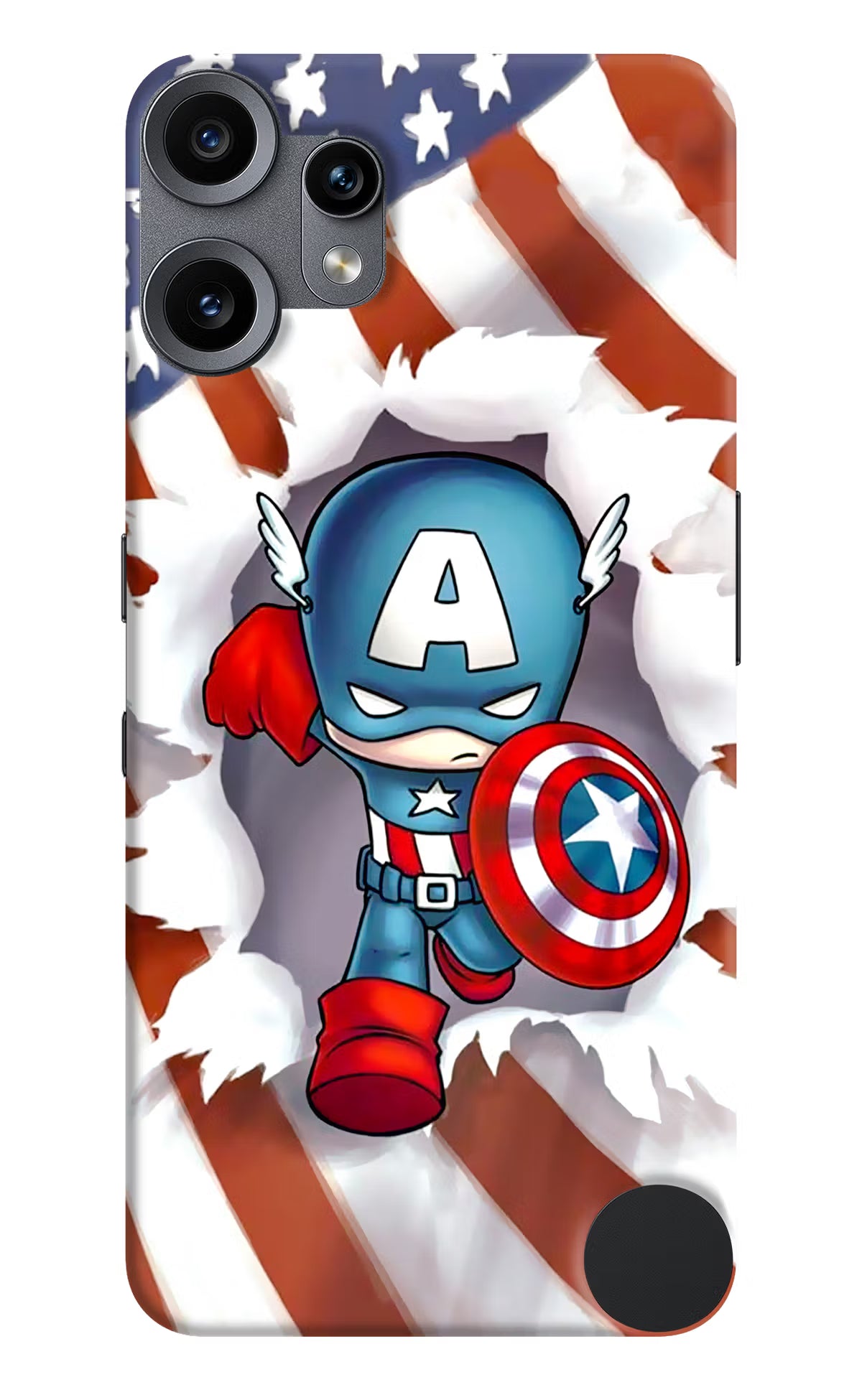 Captain America CMF by Nothing Phone 2 Pro Back Cover