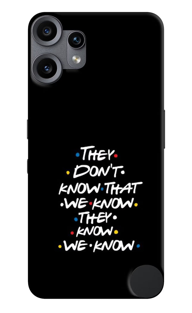 FRIENDS Dialogue CMF by Nothing Phone 2 Pro Hard Case Back Cover by Casekaro
