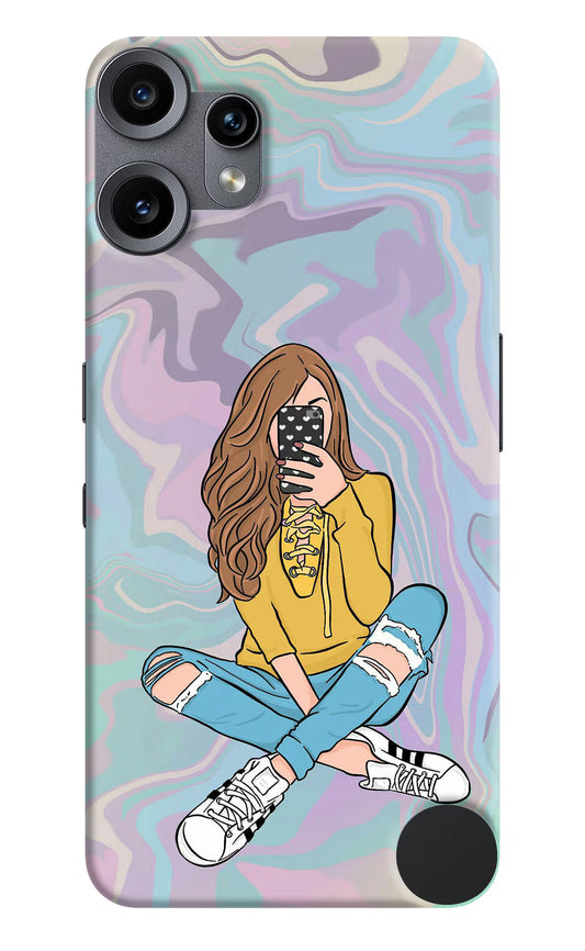 Selfie Girl CMF by Nothing Phone 2 Pro Back Cover