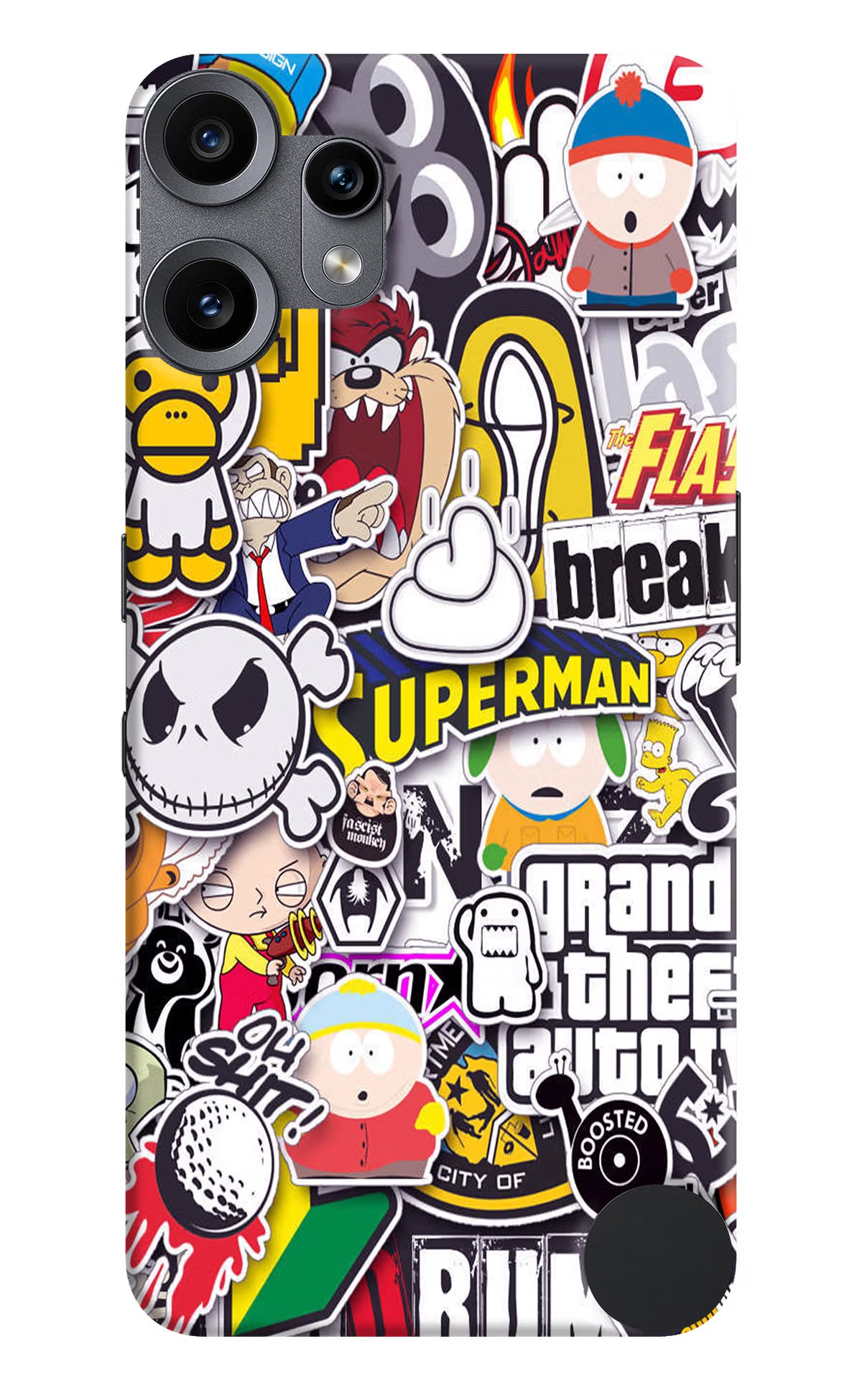 Sticker Bomb CMF by Nothing Phone 2 Pro Back Cover
