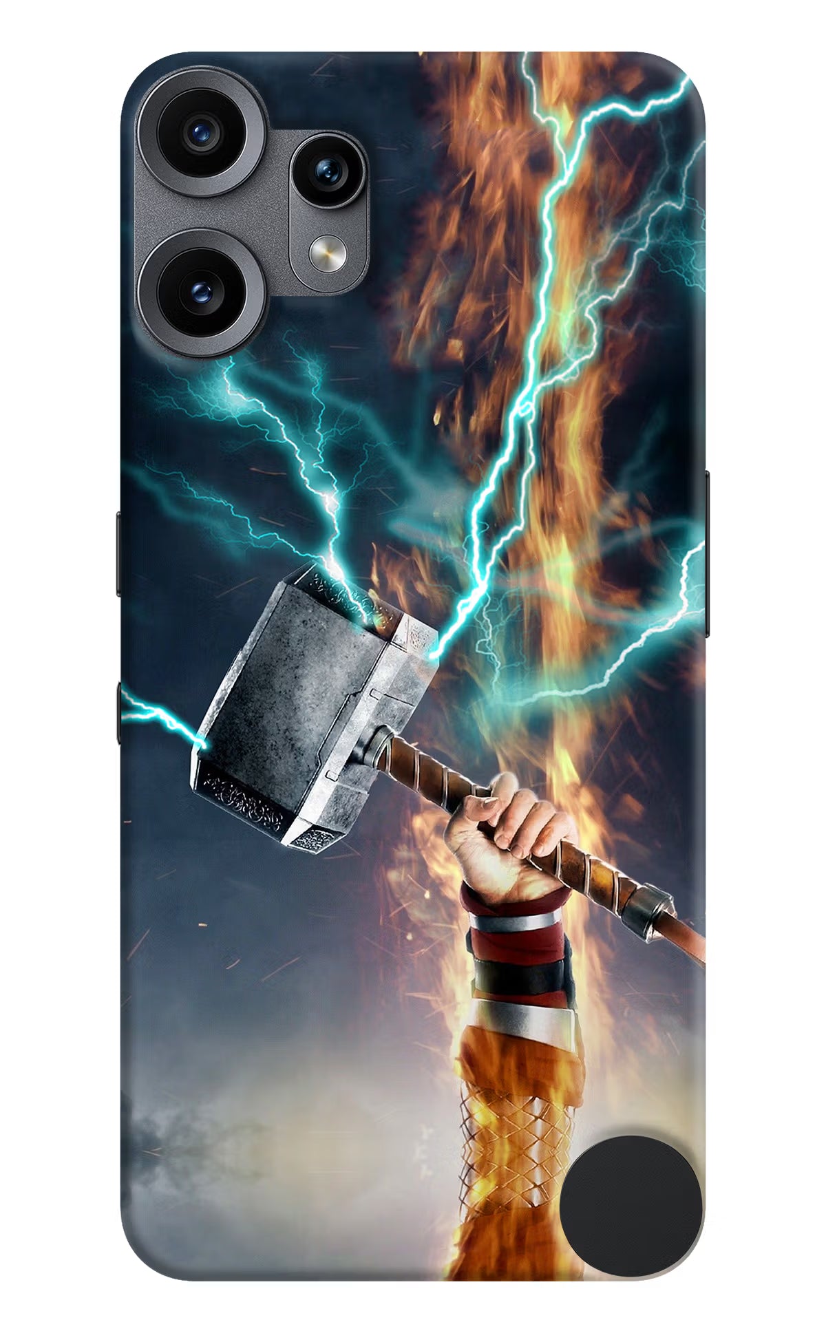Thor Hammer Mjolnir CMF by Nothing Phone 2 Pro Back Cover