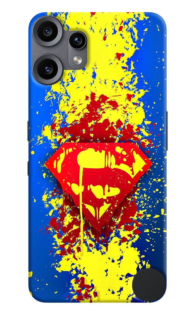 Superman logo CMF by Nothing Phone 2 Pro Hard Case Back Cover by Casekaro